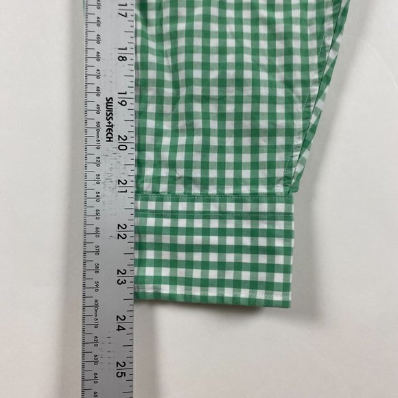 Vineyard Vines Tucker Shirt Mens XS Button Down Green White Gingham Check Cotton - Picture 10 of 10